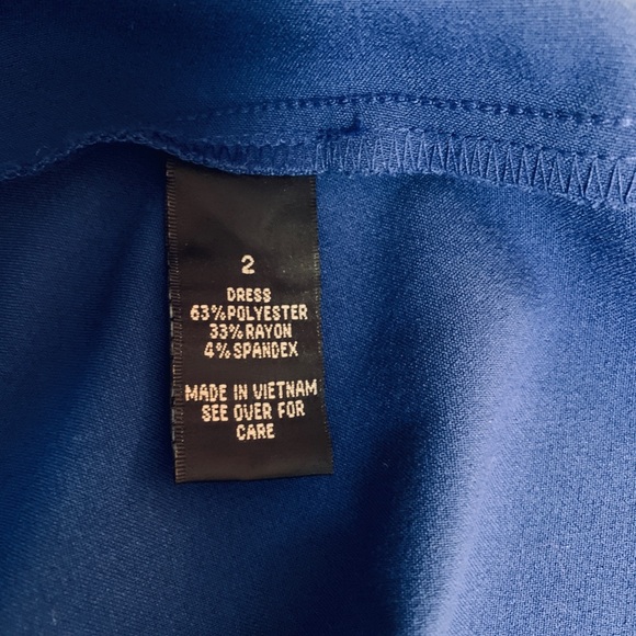 Blue Sheath Dress - Picture 6 of 7